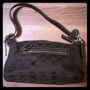 Black Coach Signature Handbag
